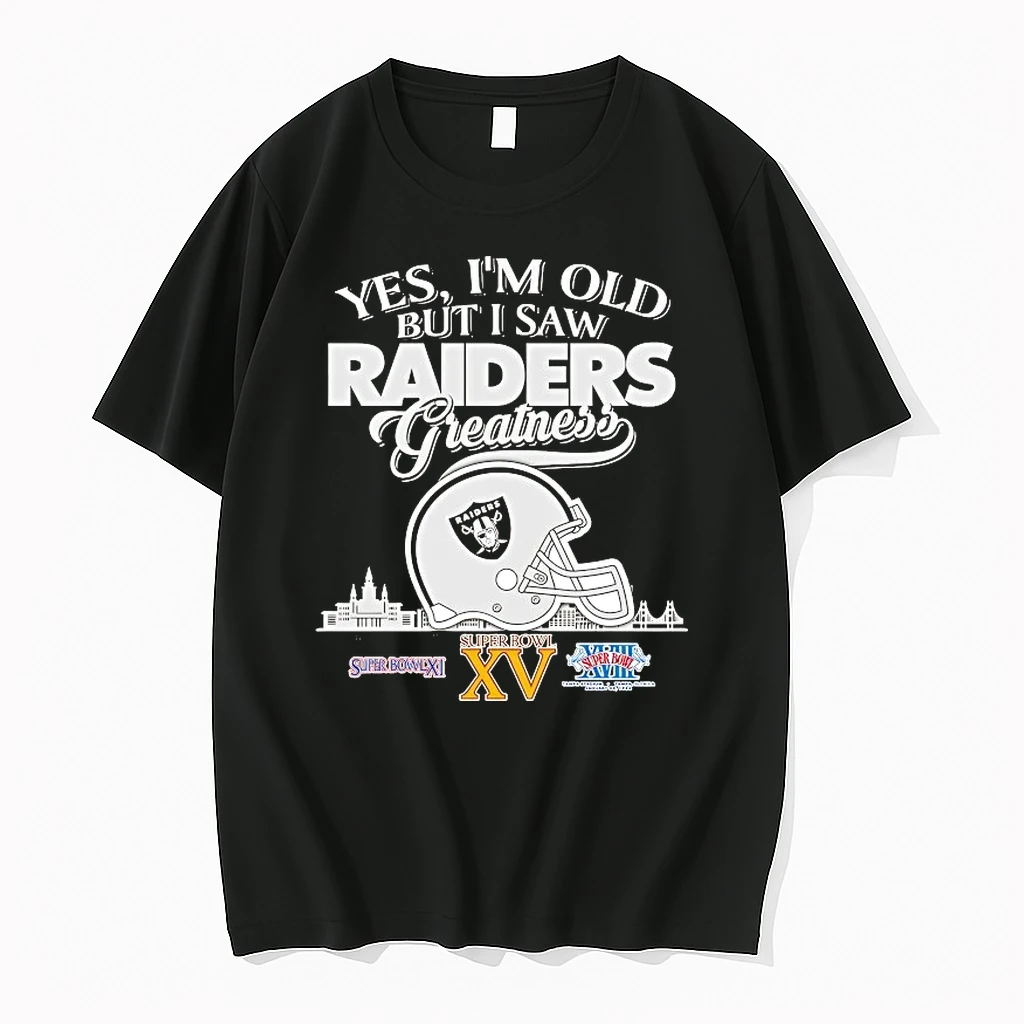 Yes Im Old But I Saw Las Vegas Raiders Helmet Greatness Shirts