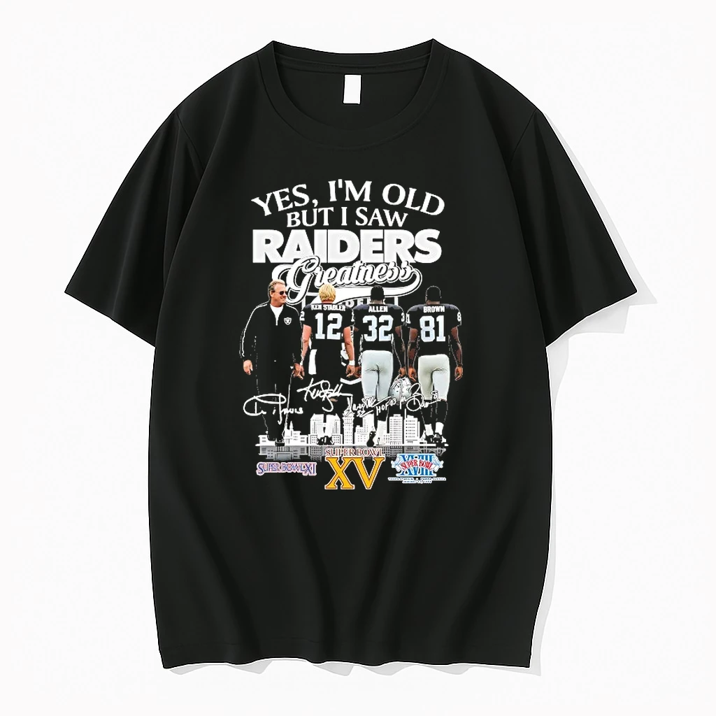 Yes Im Old But I Saw Las Vegas Raiders Legends Greatness Shirts