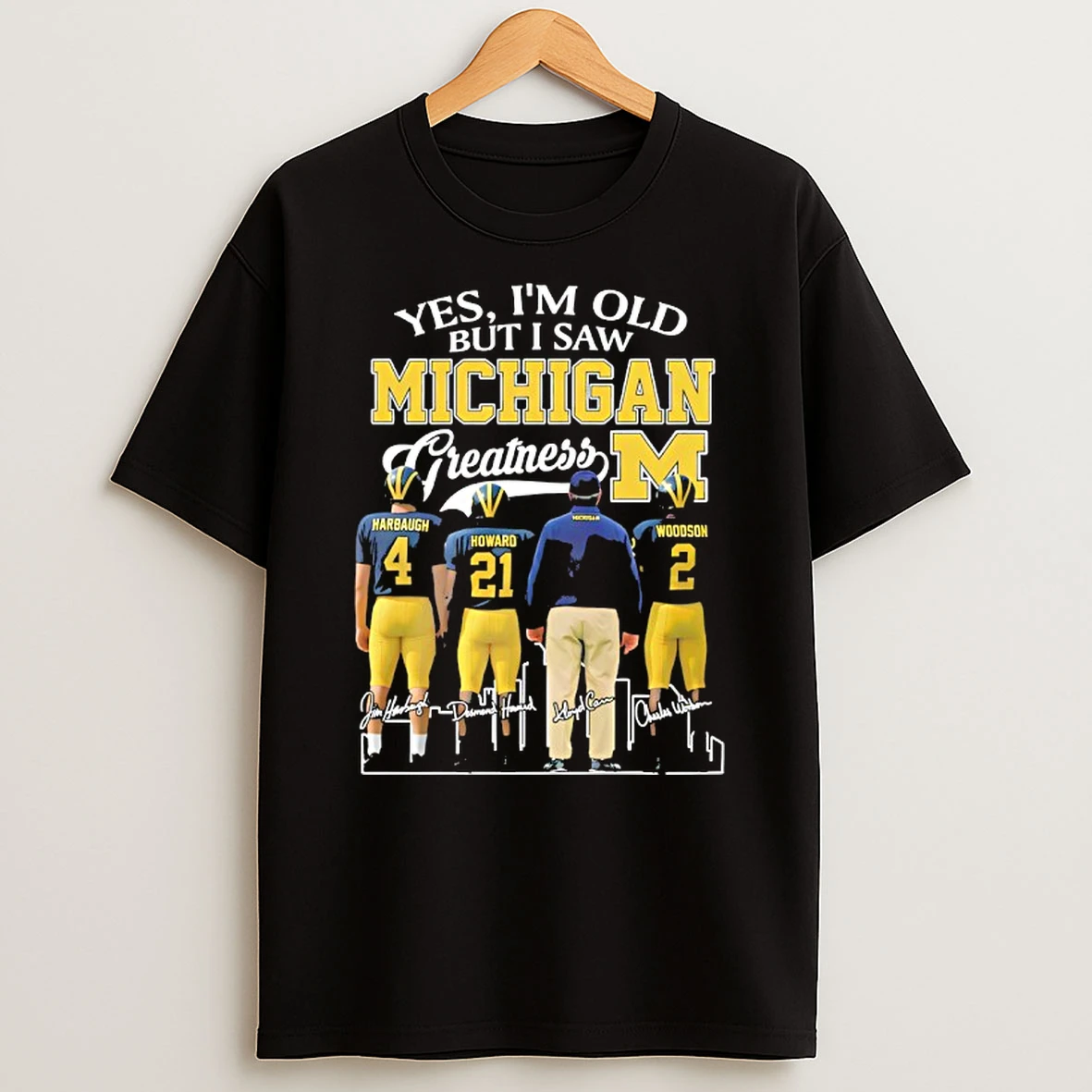 Yes Im Old But I Saw Michigan Wolverines Greatness 2025 Signature Shirts