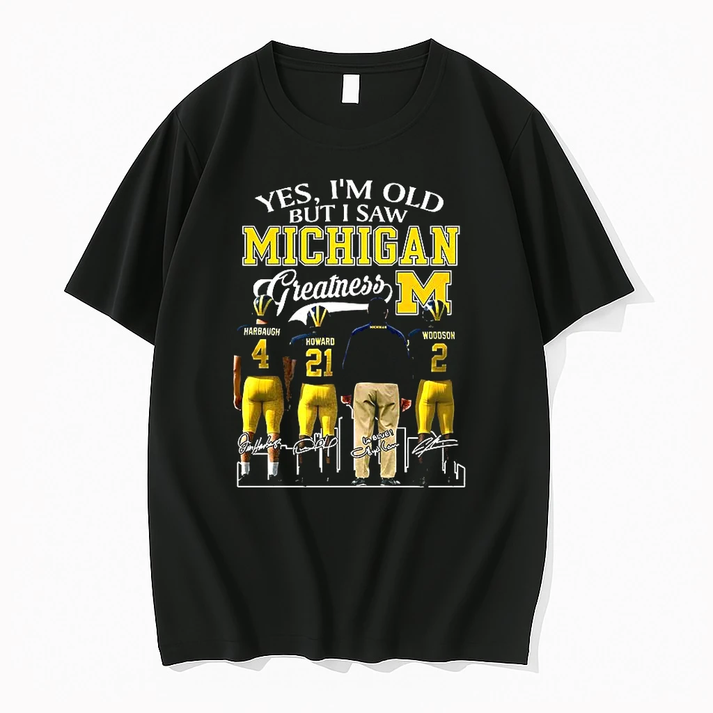 Yes Im Old But I Saw Michigan Wolverines Greatness Signature Shirts
