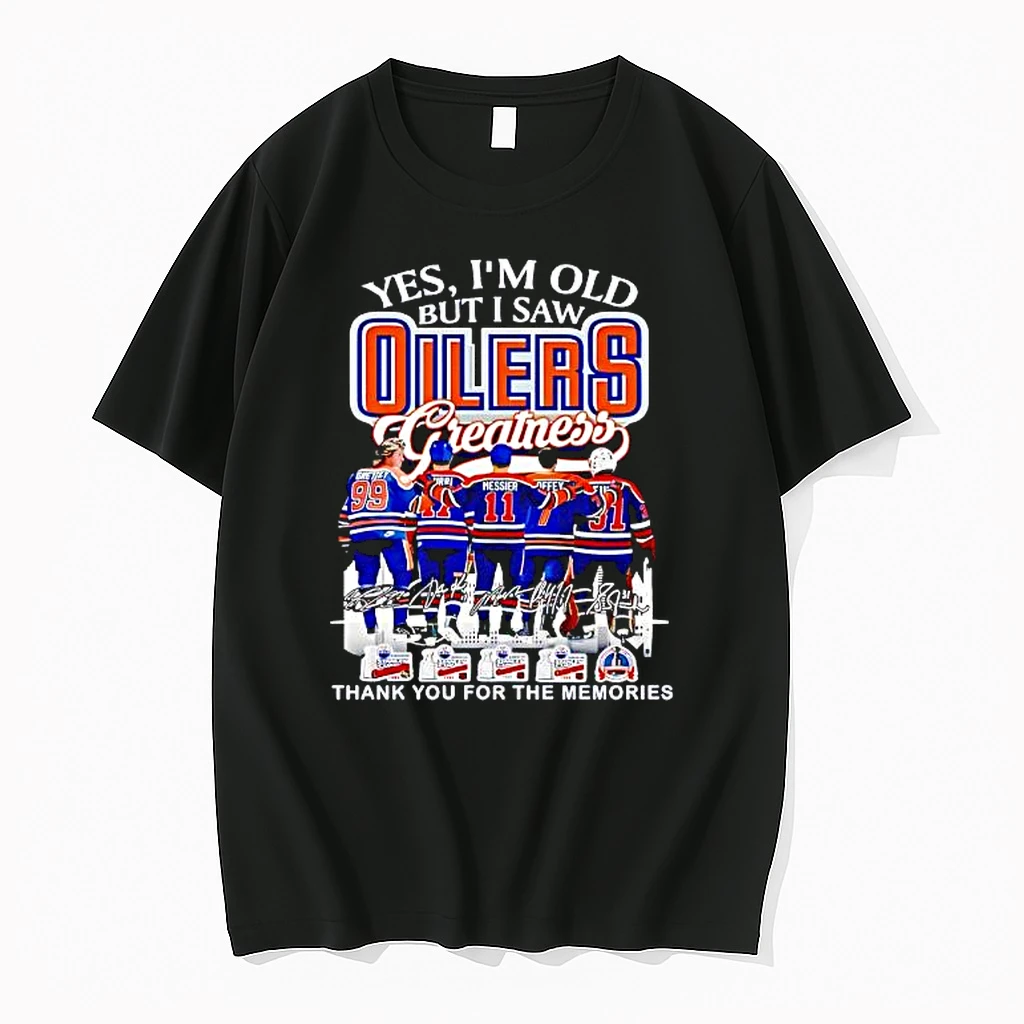 Yes Im Old But I Saw Oilers Greatness Signature 2025 Vintage Shirts