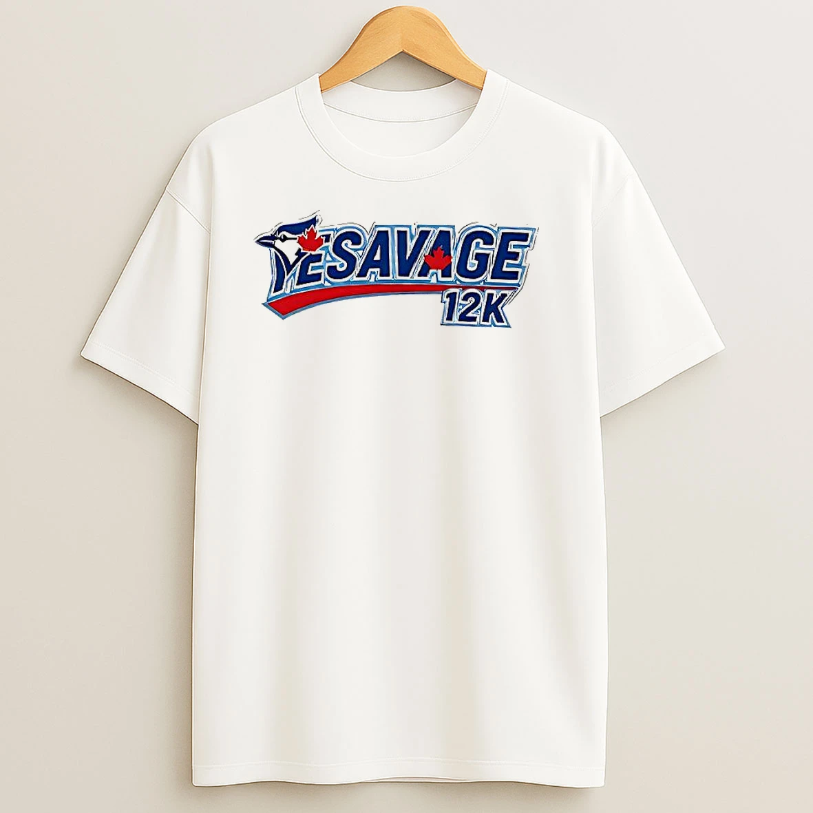 Yesavage 12k Toronto Blue Jays Logo T Shirts