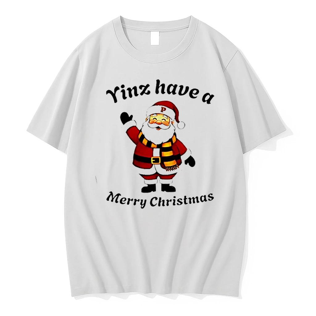 Yinz Have A Merry Christmas Santa Pittsburgh Holiday Shirts