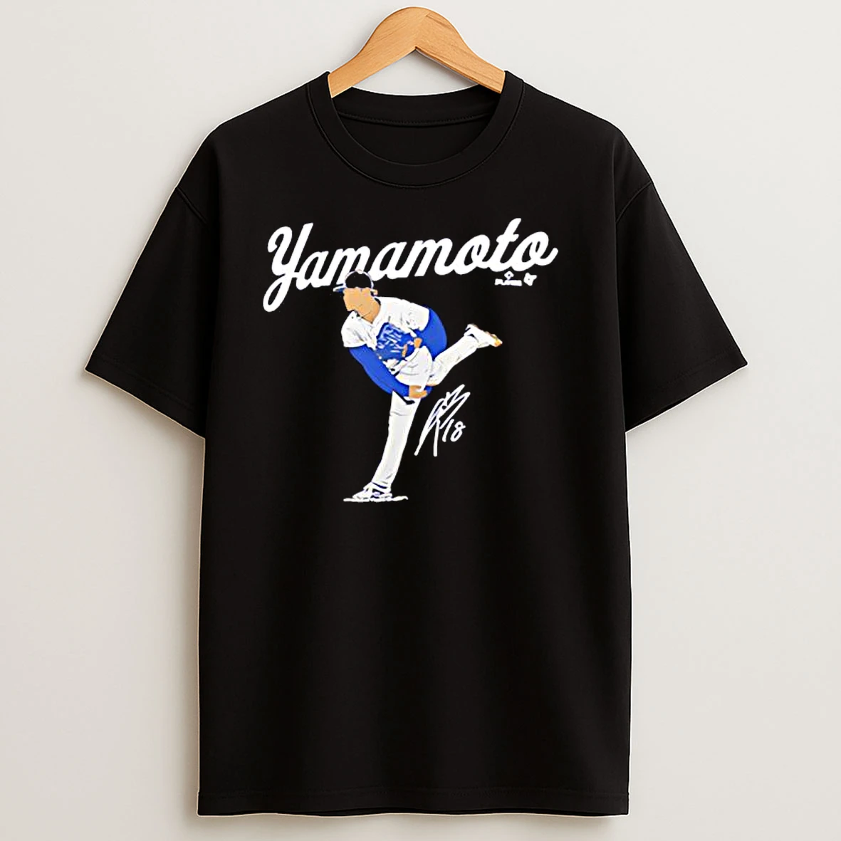 Yoshinobu Los Angeles Dodgers Defending Pitching Signature T Shirts
