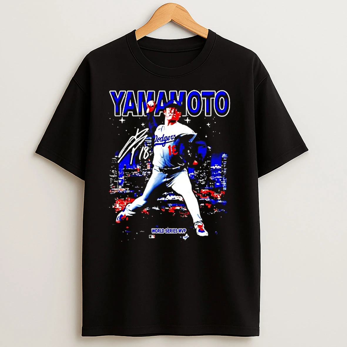 Yoshinobu World Series Mvp Signature Graphic T Shirts
