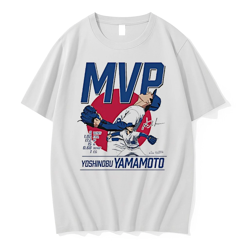 Yoshinobu Yamamato Series Mvp Los Angeles Dodgers Shirts