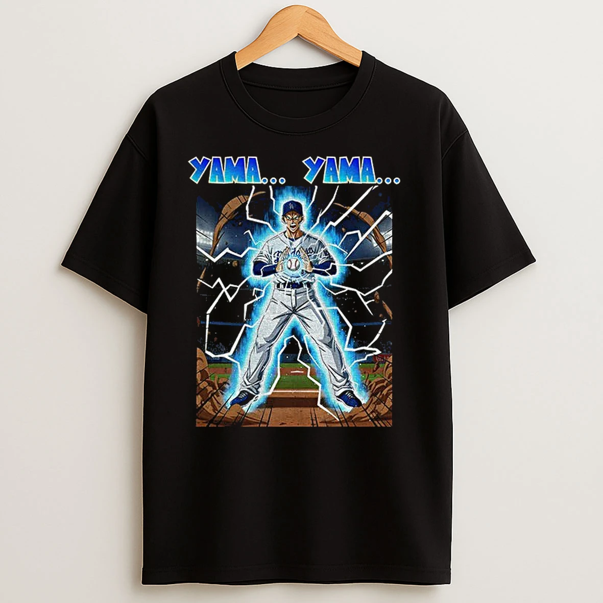Yoshinobu Yamamoto Anime Los Angeles Dodgers Baseball Mlb Yama Yama T Shirts