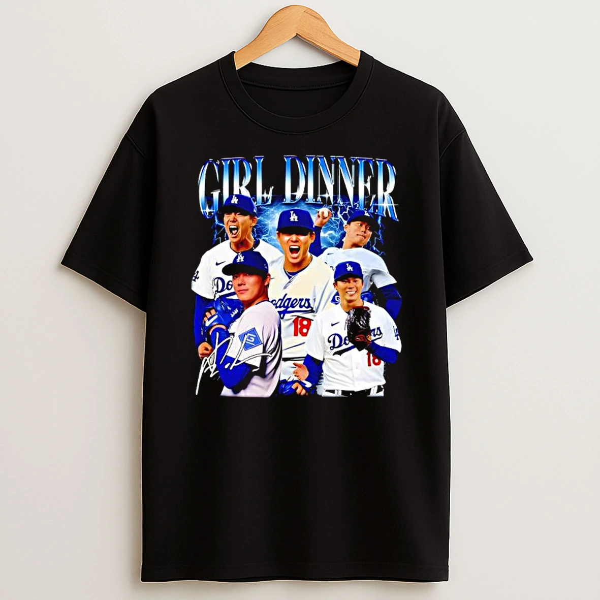 Yoshinobu Yamamoto Dodgers Signature Shirts