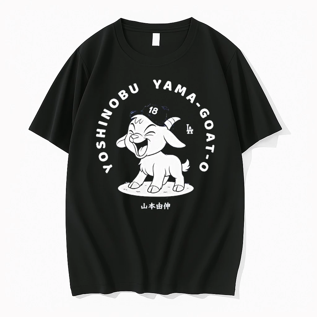 Yoshinobu Yamamoto Goat O Los Angeles Dodgers Graphic Shirts