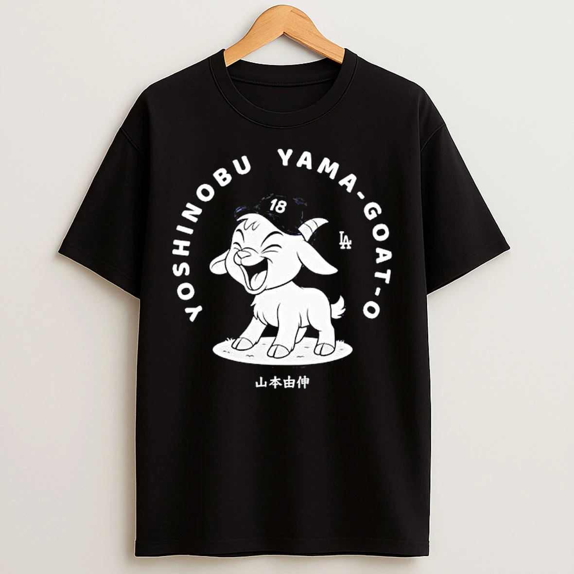 Yoshinobu Yamamoto Goat O Los Angeles Dodgers Graphic T Shirts