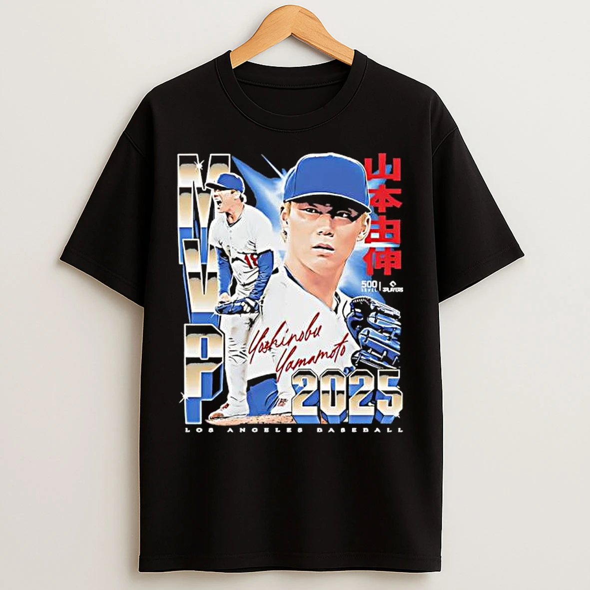 Yoshinobu Yamamoto Los Angeles D 2025 Champs Mvp T Shirts