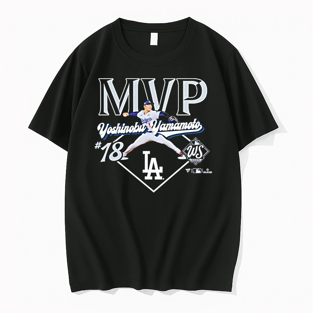 Yoshinobu Yamamoto Los Angeles Dodgers 2025 World Series Mvp Big Tall Shirts
