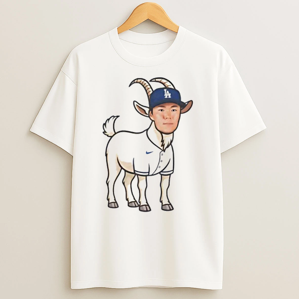 Yoshinobu Yamamoto The Goat Los Angeles Dodgers Shirts
