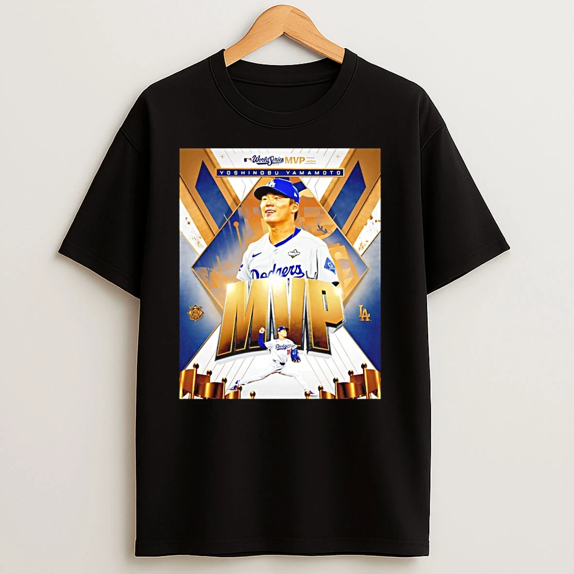 Yoshinobu Yamamoto Is The 2025 World Series Champions Mvp T Shirts