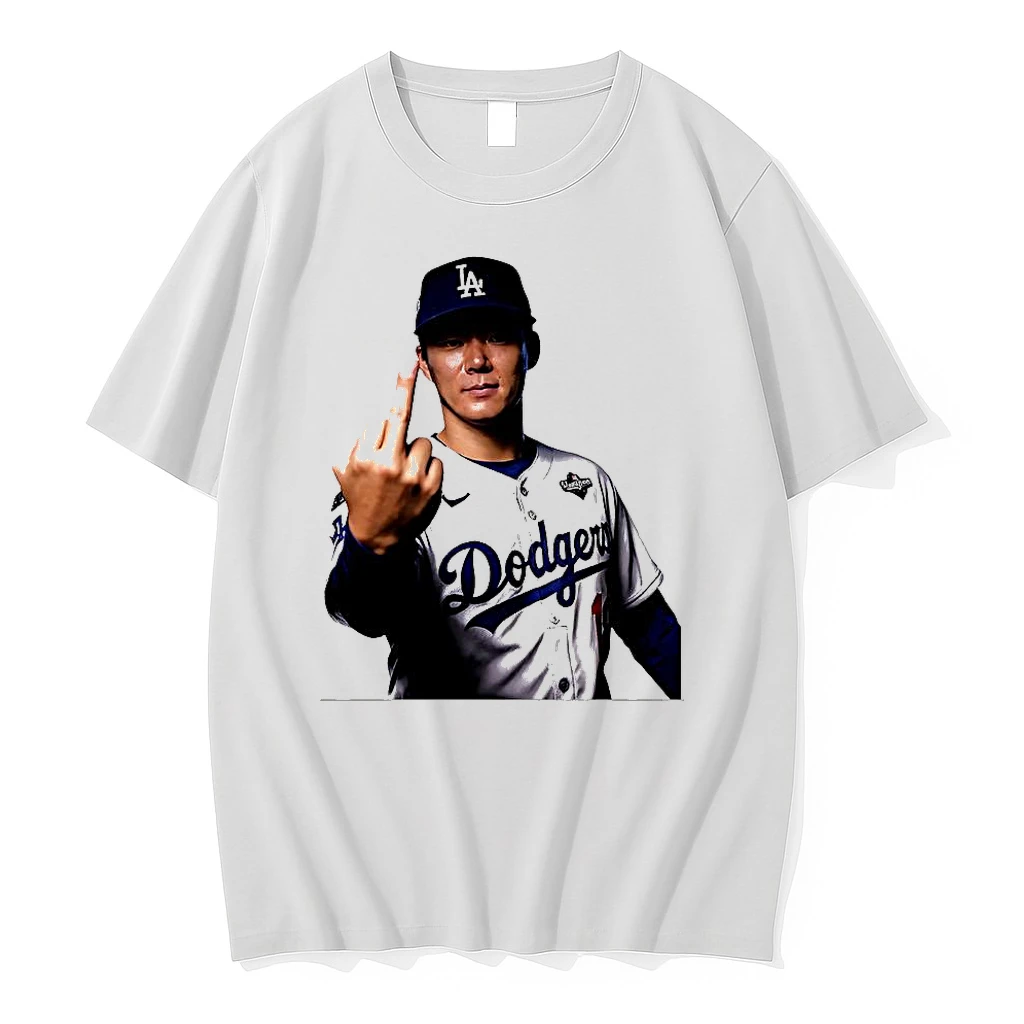 Yoshinobu Yamamoto Middle Finger Los Angeles Dodgers World Series 2025 Shirts