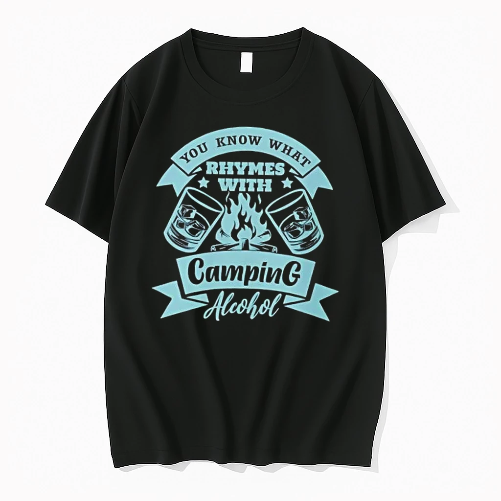 You Know What Rhymes With Camping Alcohol Shirts