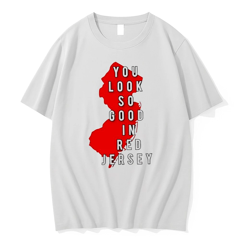 You Look So Good In Red Jersey Shirts
