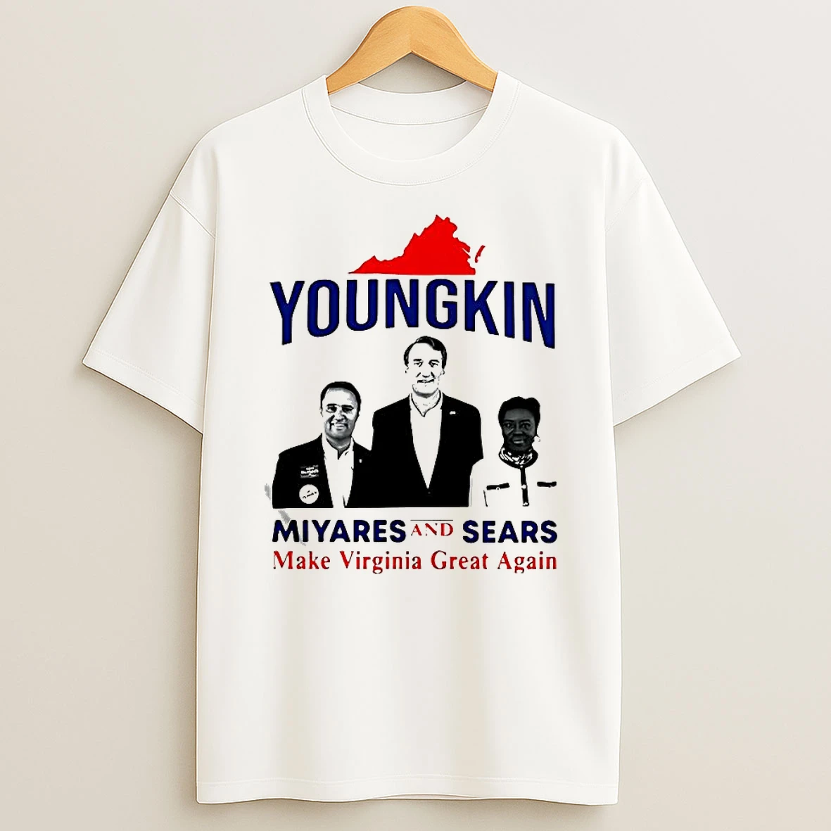 Youngkin Miyares And Sears Make Virginia Great Again Politics Shirts