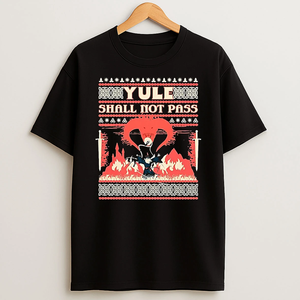 Yule Shall Not Pass Ugly Christmas Shirts