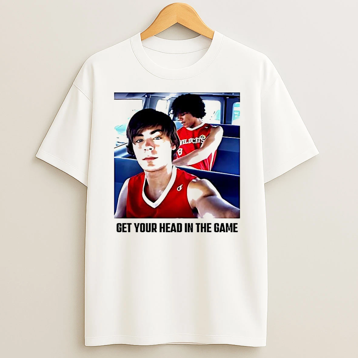 Zac Efron And Corbin Bleu Get Your Head In The Game Shirts