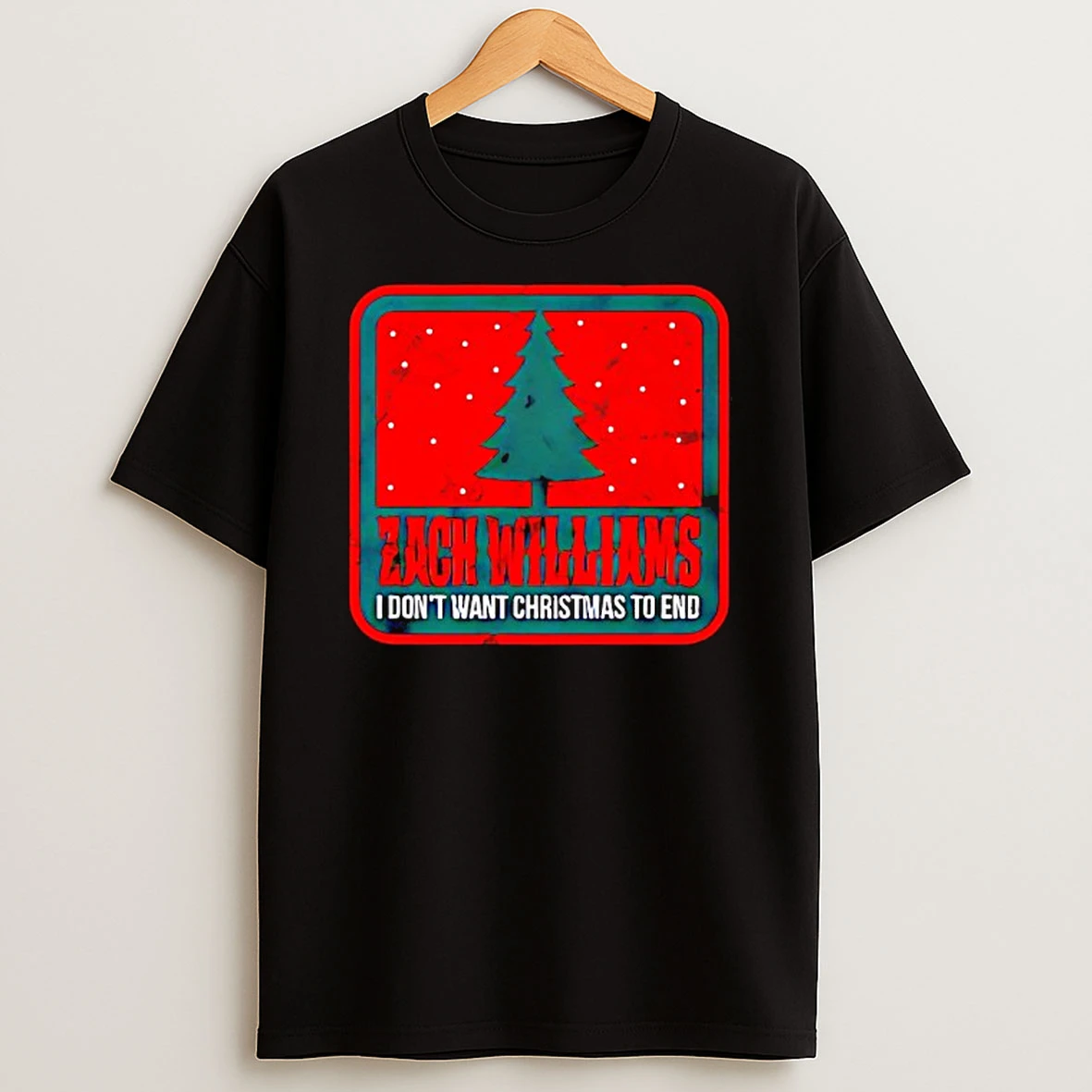Zach Williams Graphic I Dont Want Christmas To End Shirts