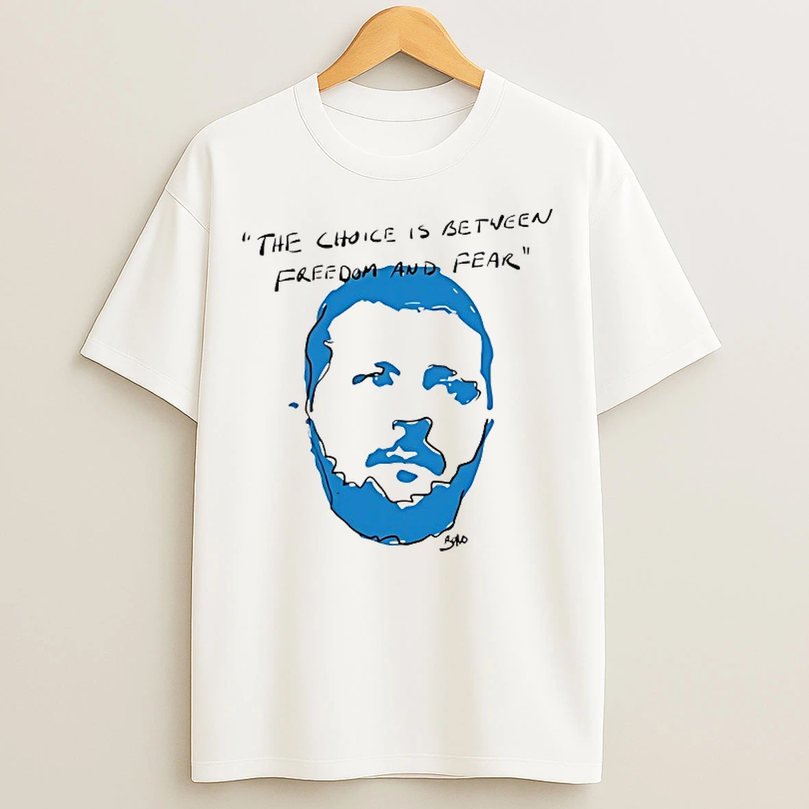 Zelenskyy The Choice Is Between Freedom And Fear T Shirts