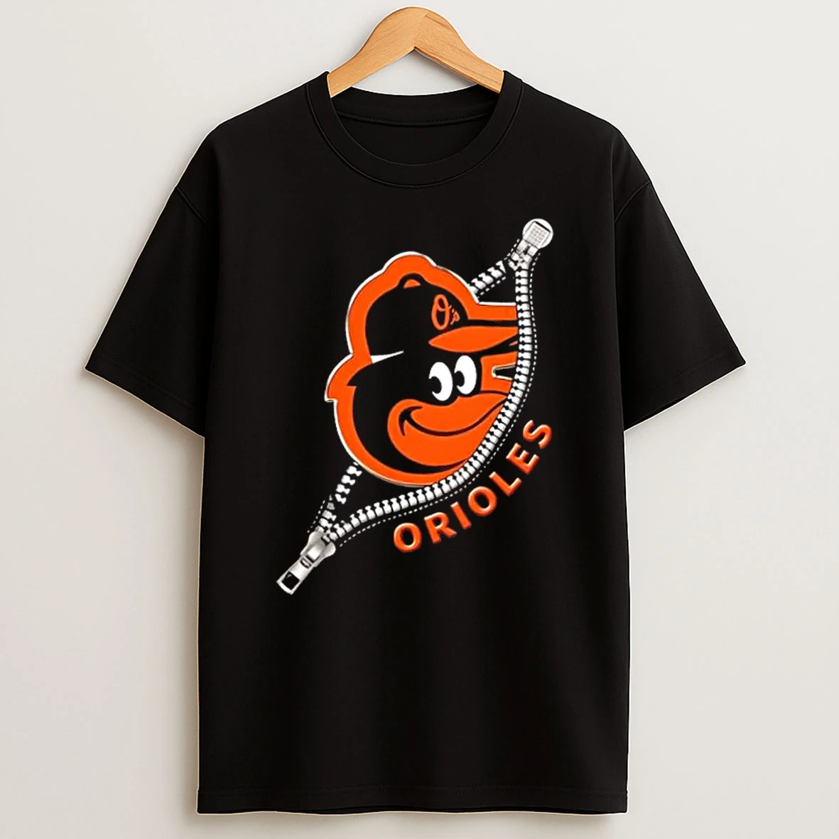 Zipper X Baltimore Orioles Baseball Logo Shirts