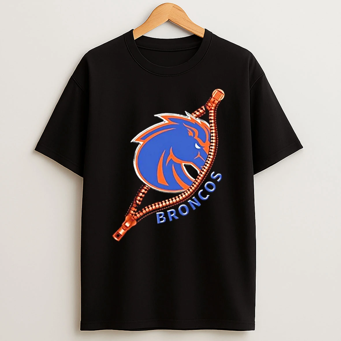 Zipper X Boise State Broncos Football Logo Shirts