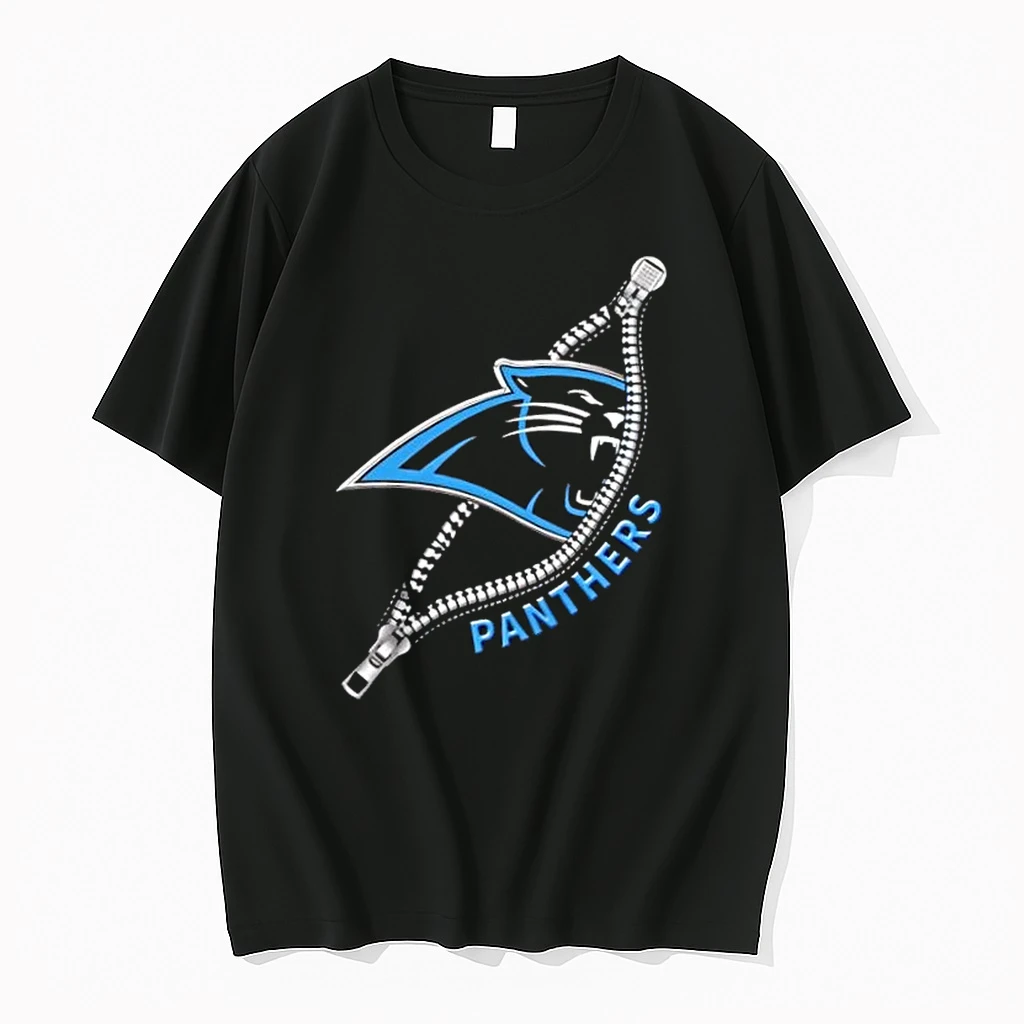 Zipper X Carolina Panthers Football Logo Shirts