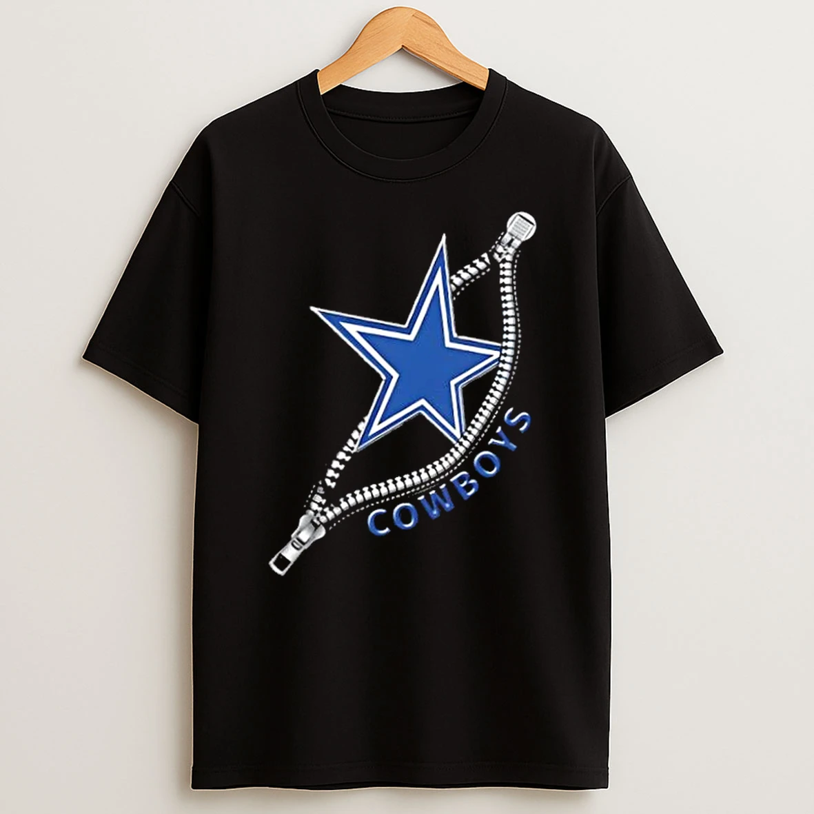 Zipper X Dallas Cowboys Football Logo Shirts