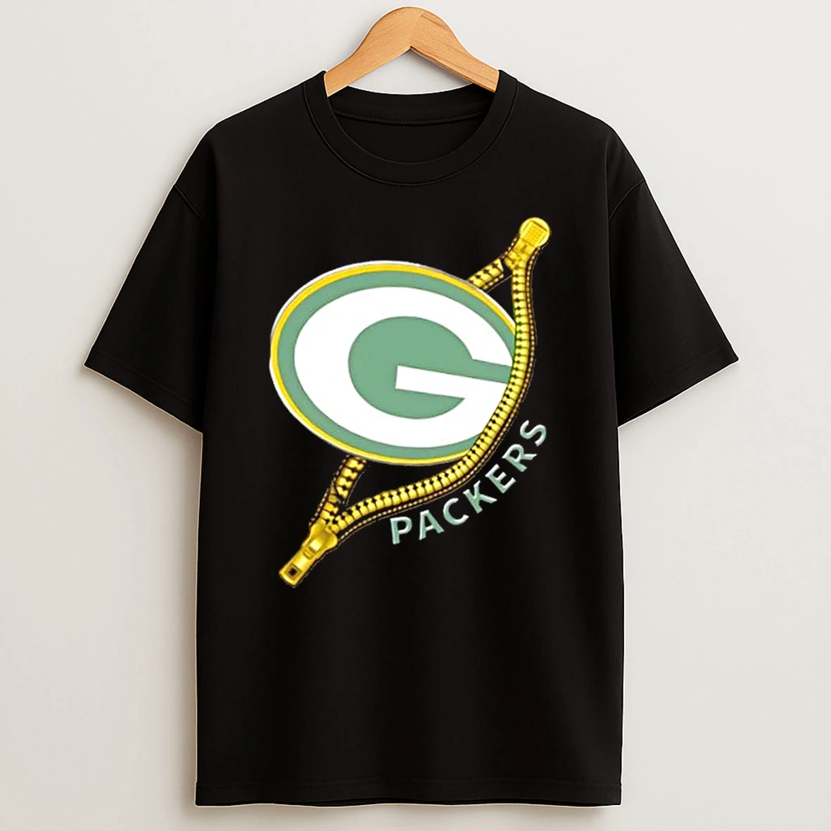 Zipper X Green Bay Packers Football Logo Shirts