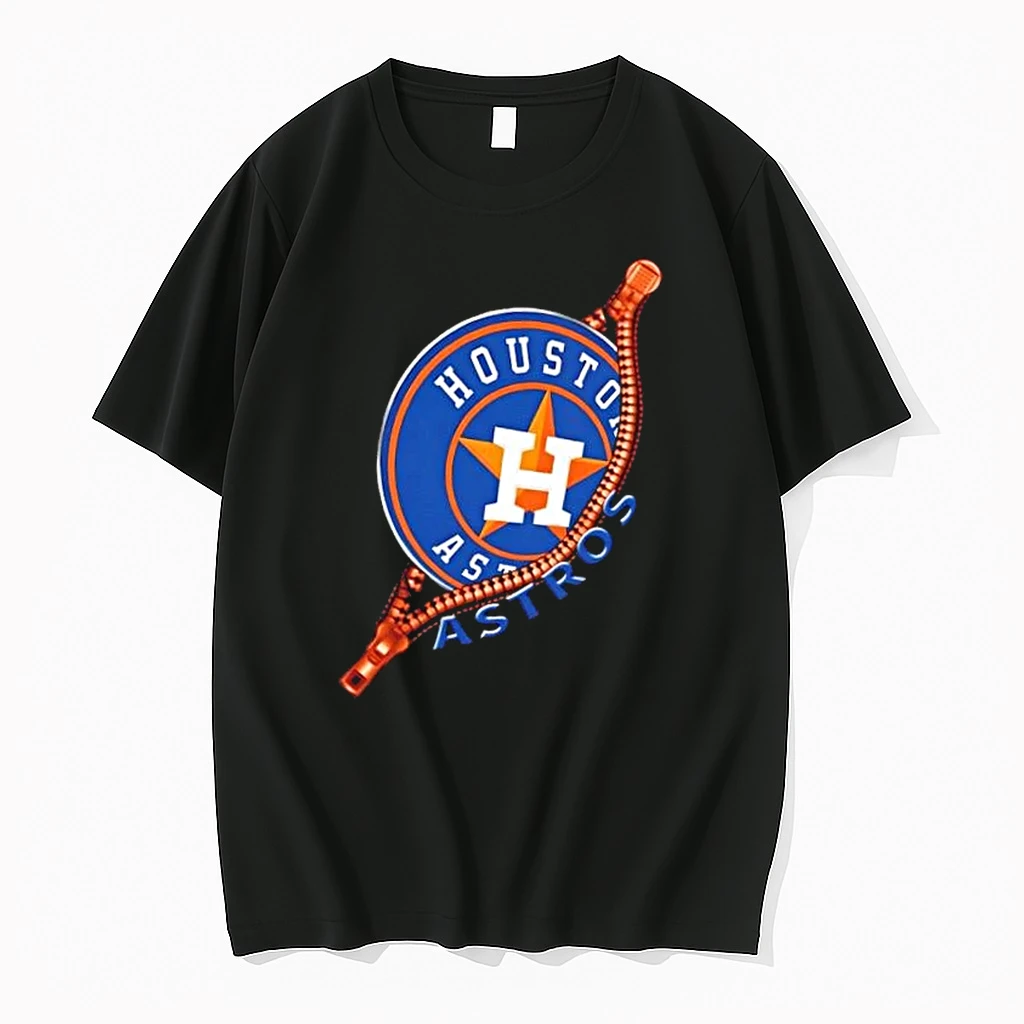 Zipper X Houston Astros Baseball Logo Shirts