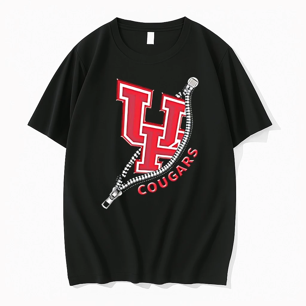 Zipper X Houston Cougars Football Logo Shirts