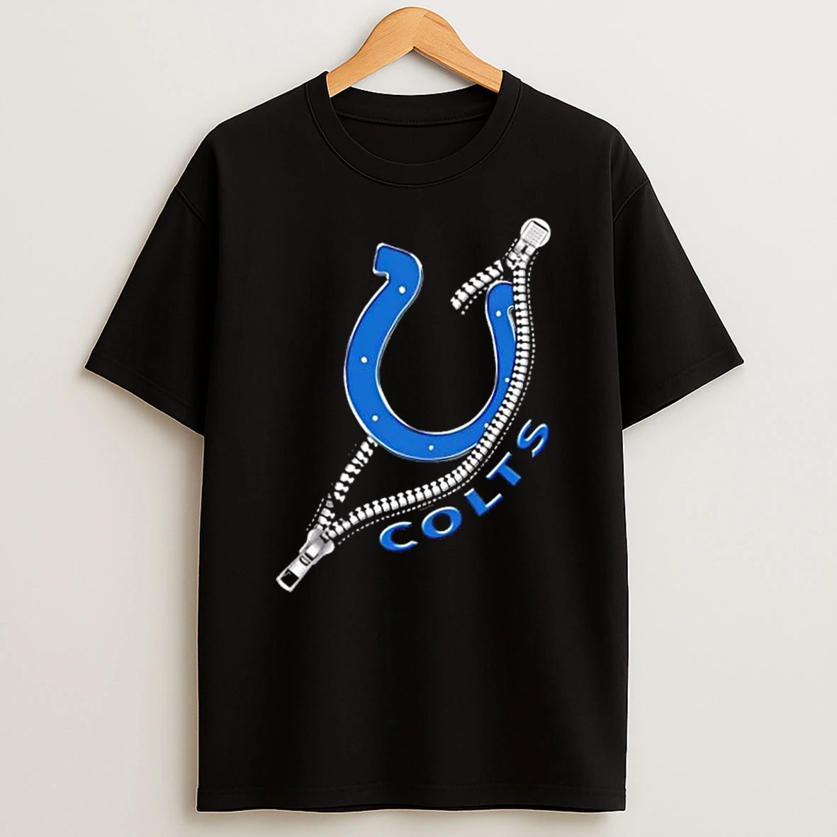 Zipper X Indianapolis Colts Football Logo Shirts