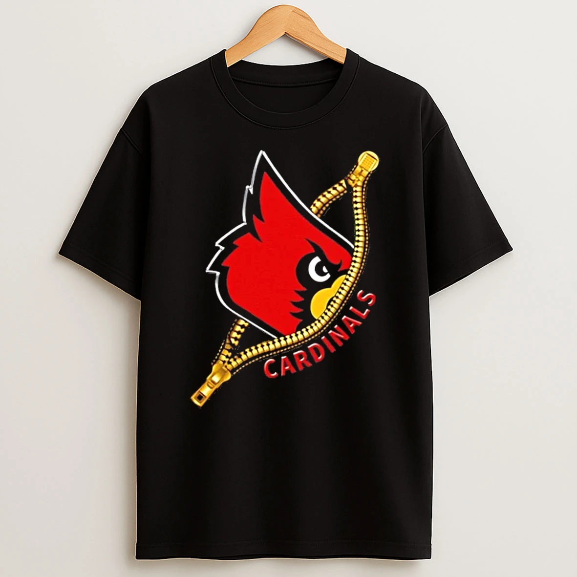 Zipper X Louisville Cardinals Football Logo Shirts