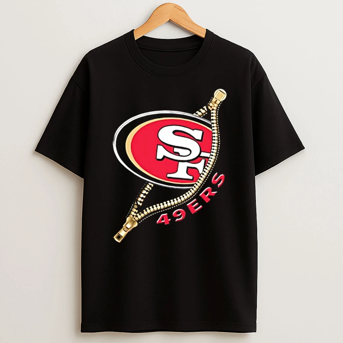 Zipper X San Francisco 49ers Football Logo Shirts