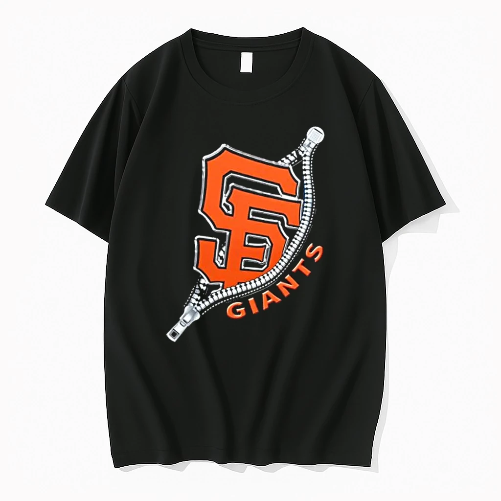 Zipper X San Francisco Giants Baseball Logo Shirts