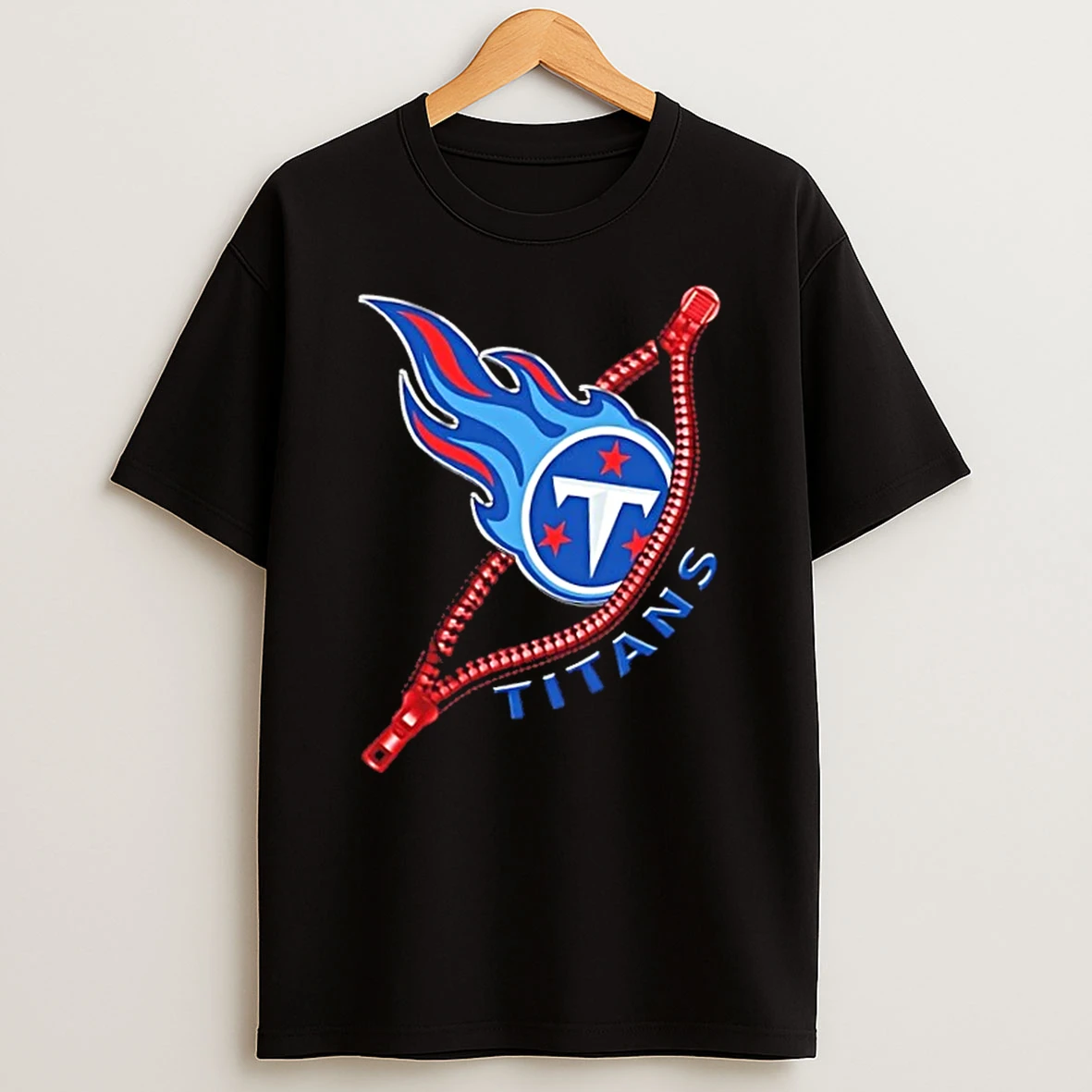Zipper X Tennessee Titans Football Logo Shirts
