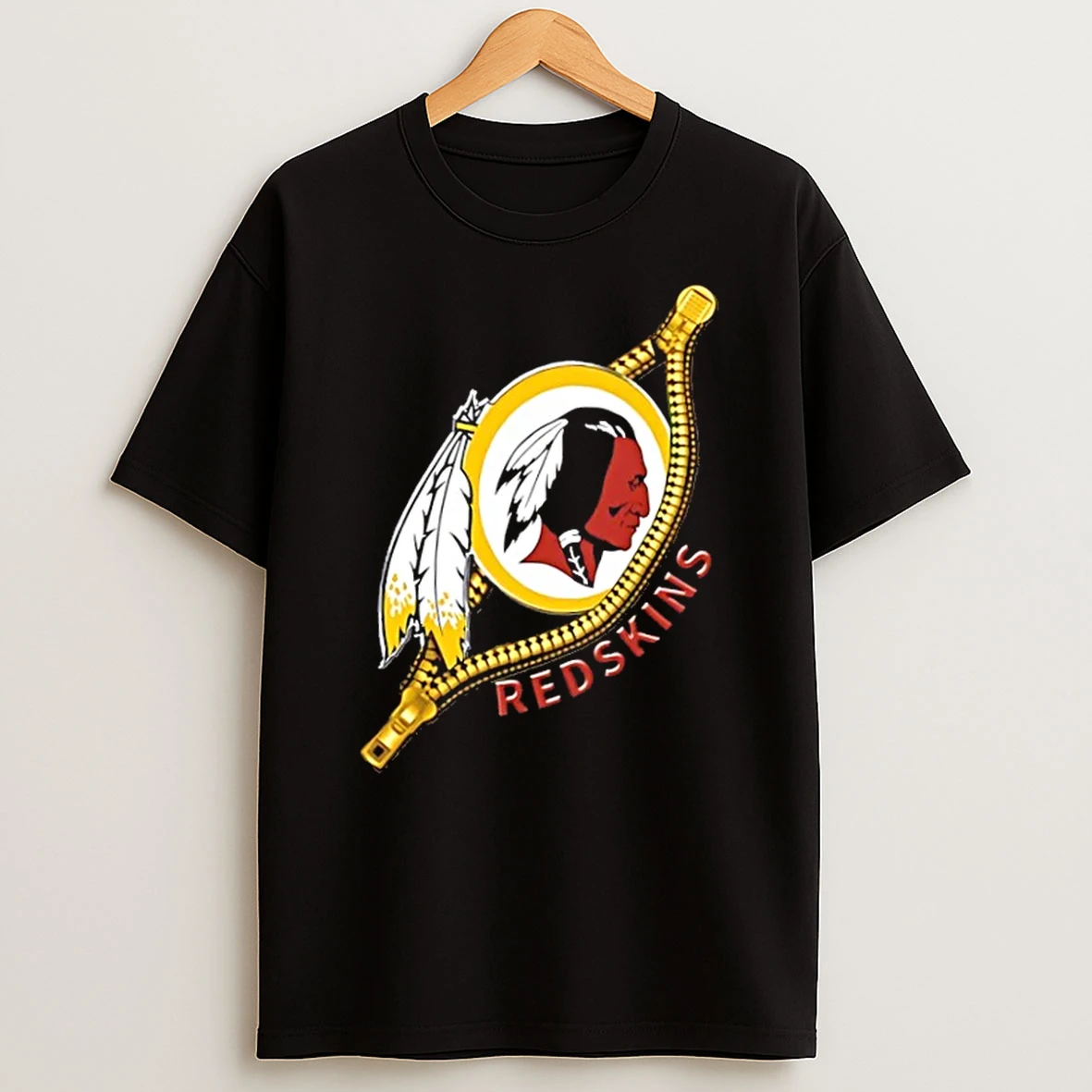 Zipper X Washington Redskins Football Logo Shirts