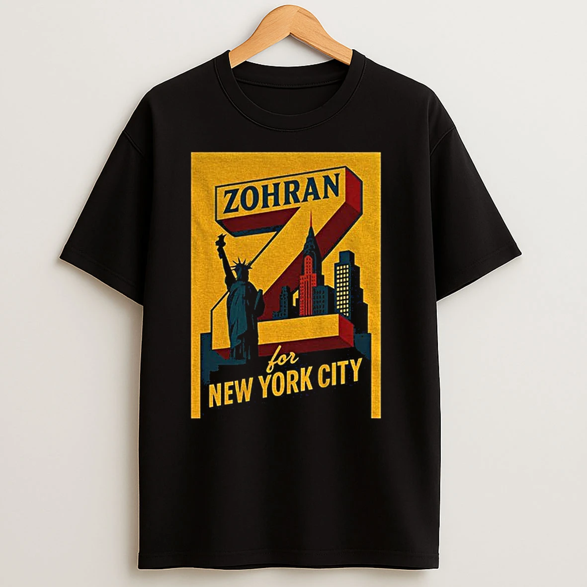 Zohran For Nyc Rolled Zohran For New York City T Shirts