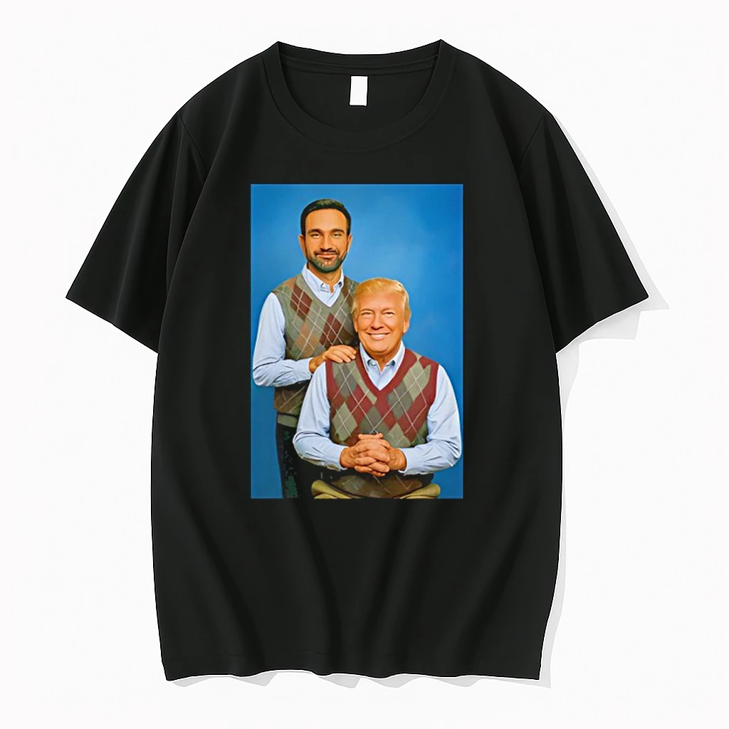 Zohran Mamdani Donald Trump Stepbrothers Parody Shirts
