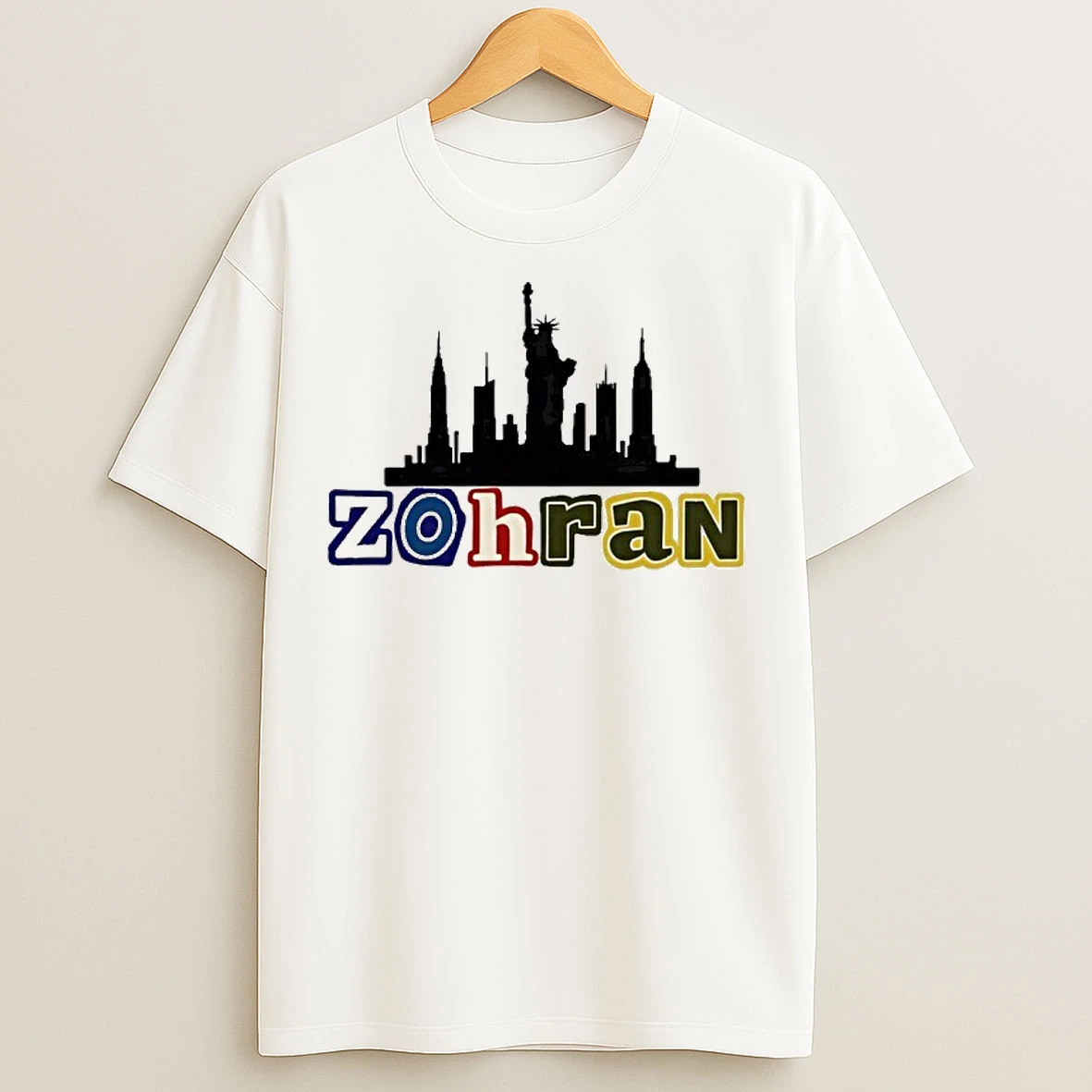 Zohran Mamdani For New York Nyc Skyline T Shirts