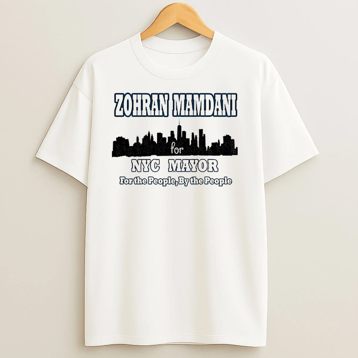 Zohran Mamdani Nyc Mayor 2025 For The People By The People T Shirts
