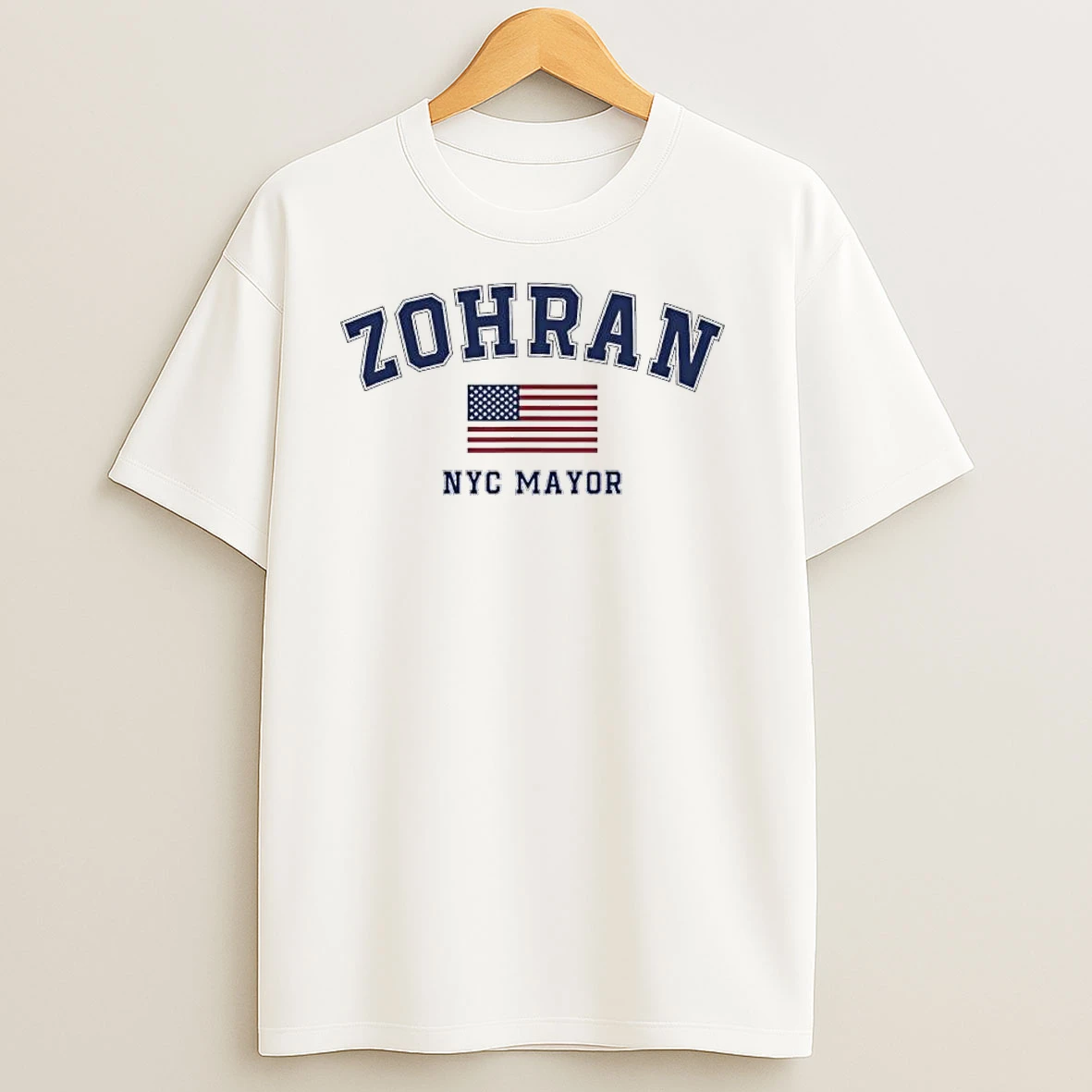 Zohran Mamdani Nyc Mayor American Flag T Shirts