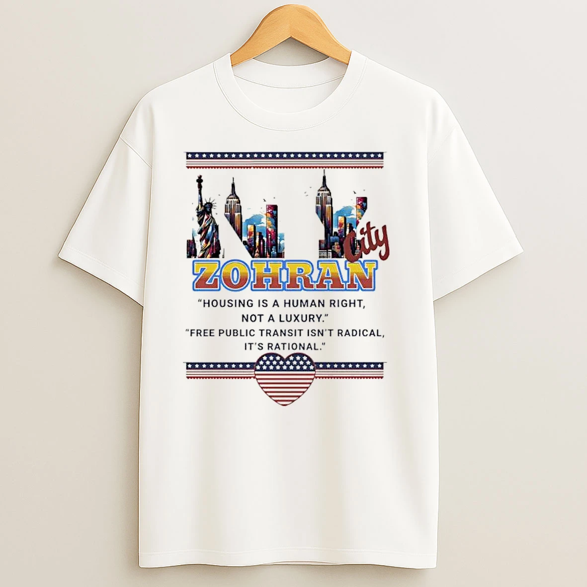 Zohran Mamdani Nyc Housing Is A Human Right Not A Luxury T Shirts