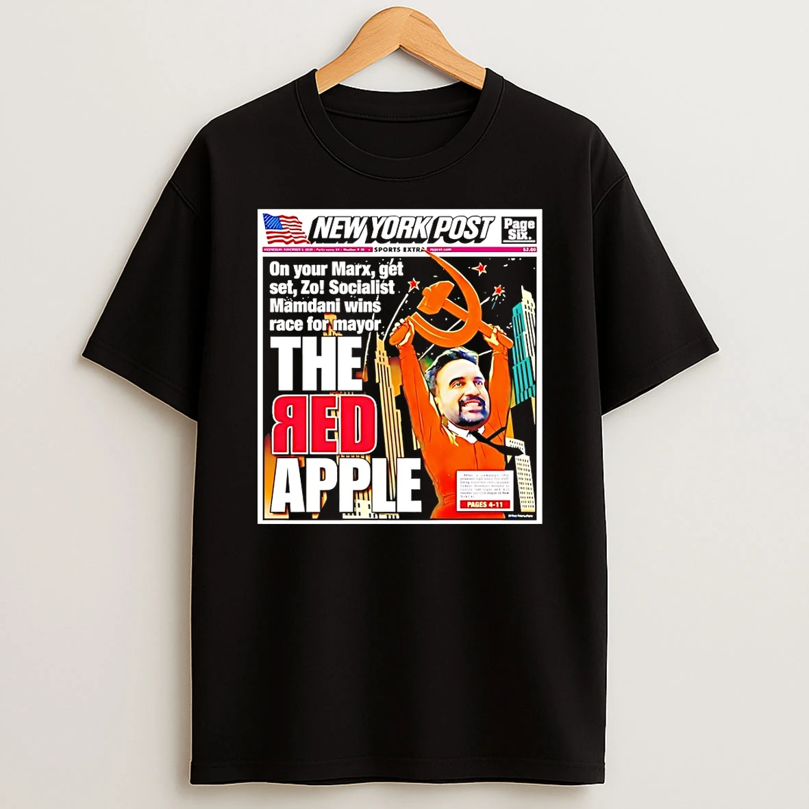 Zohran Mamdani New York Post On Your Marx Get Set Zo Shirts