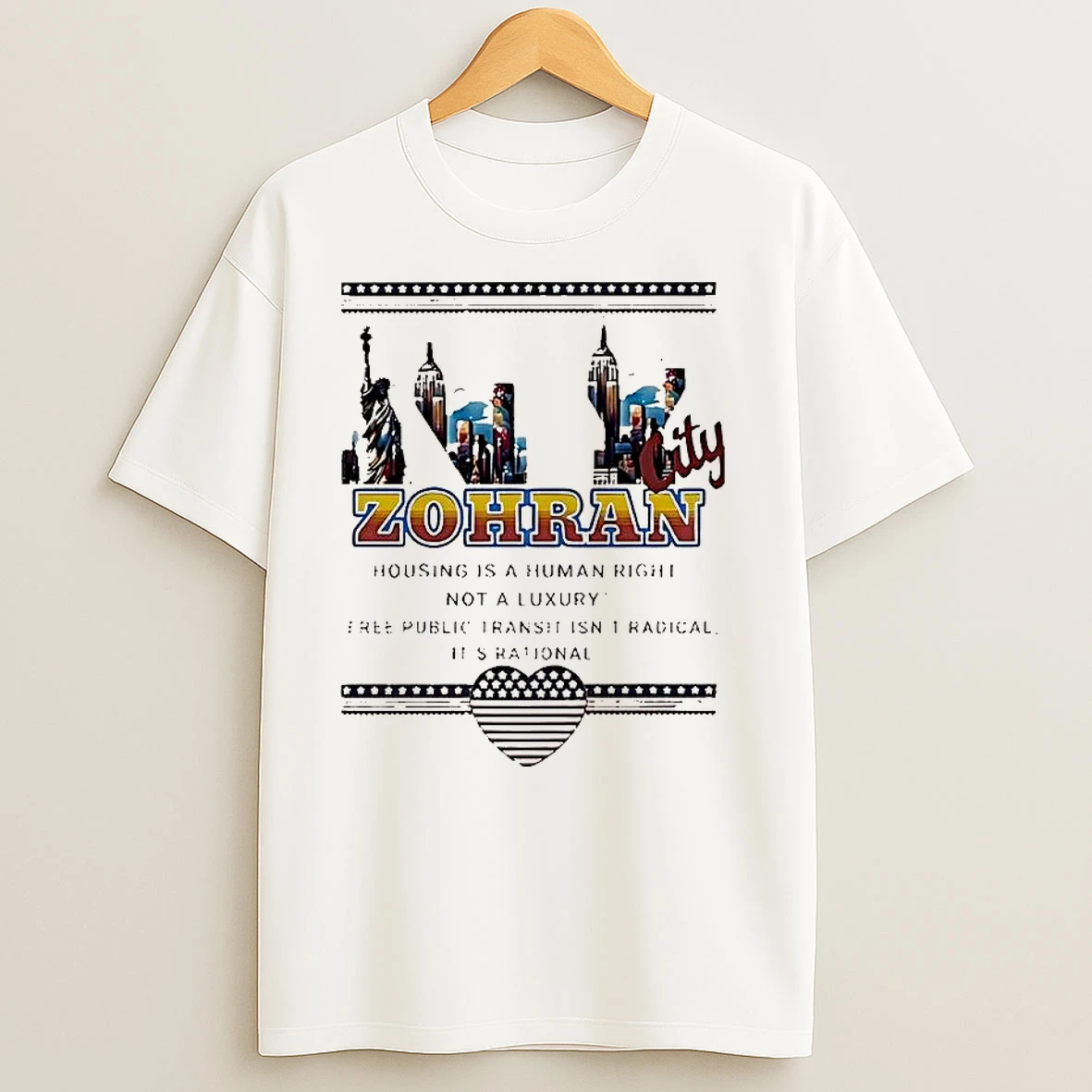 Zohran Mamdani New York City Housing Is A Human Right Not A Luxury T Shirts