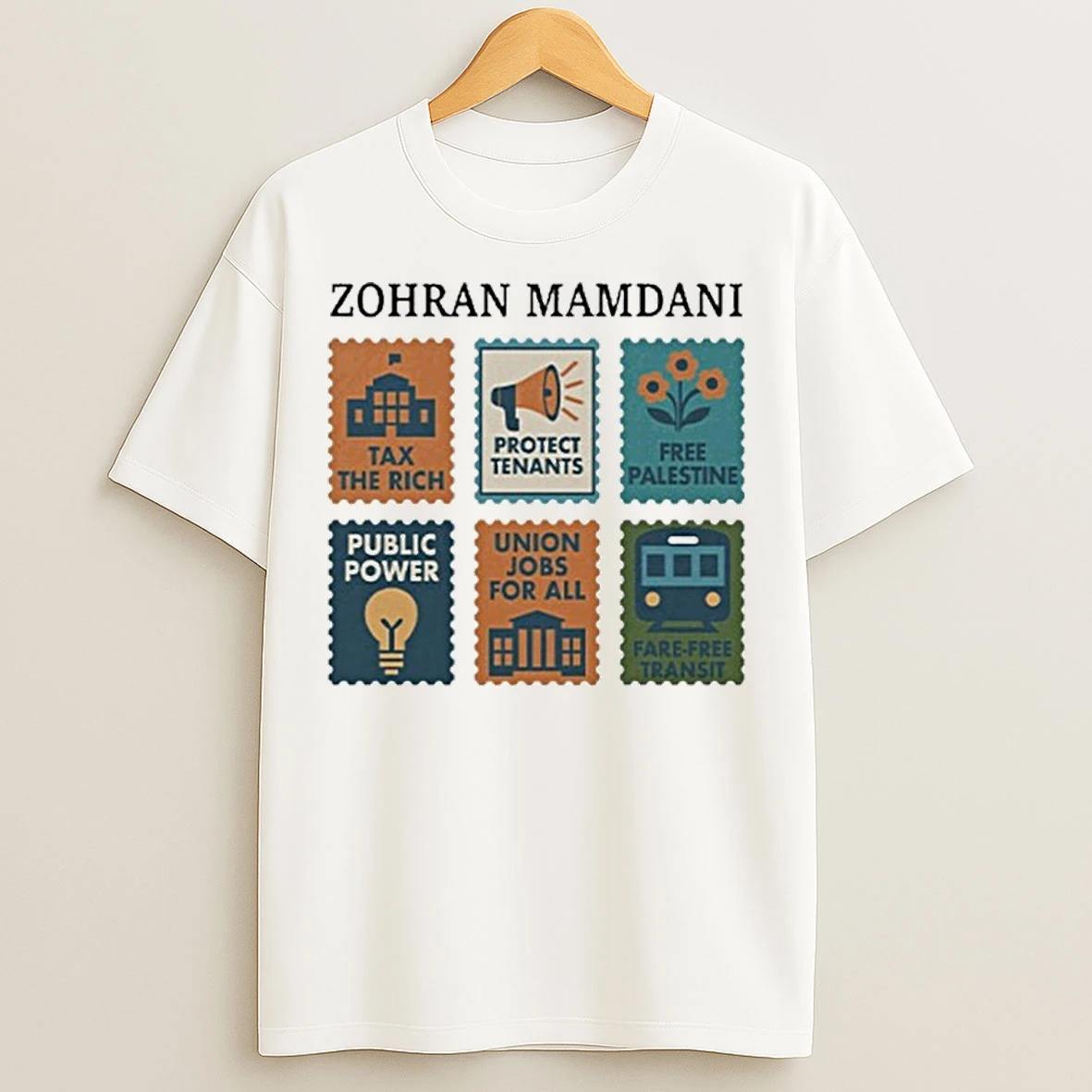 Zohran Mamdani Tax The Rich T Shirts