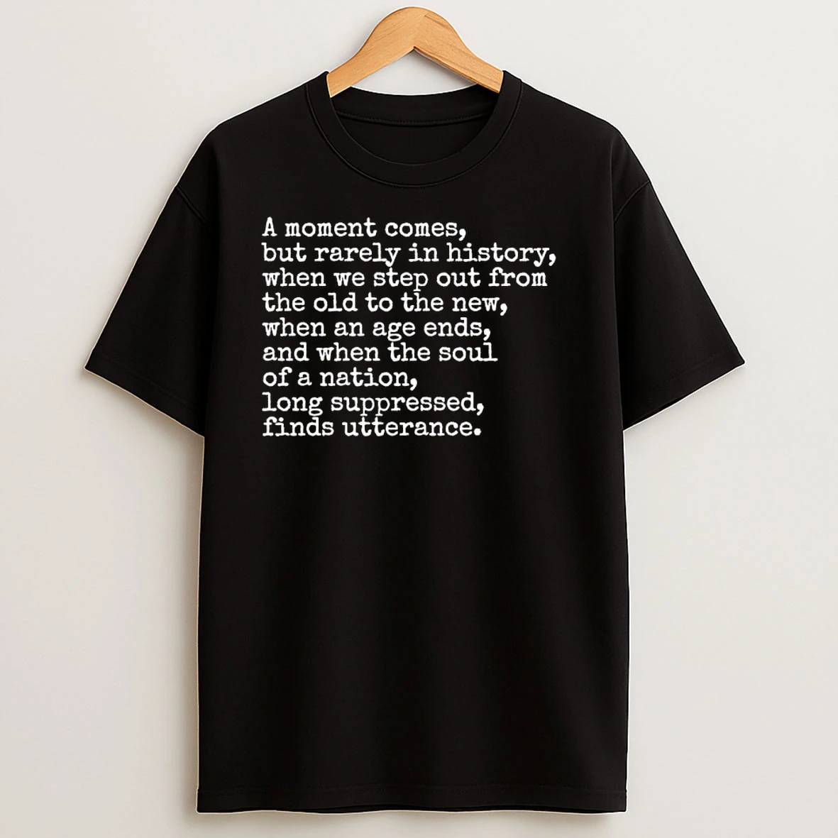 Zohran Mamdani A Moment Comes But Rarely In History T Shirts