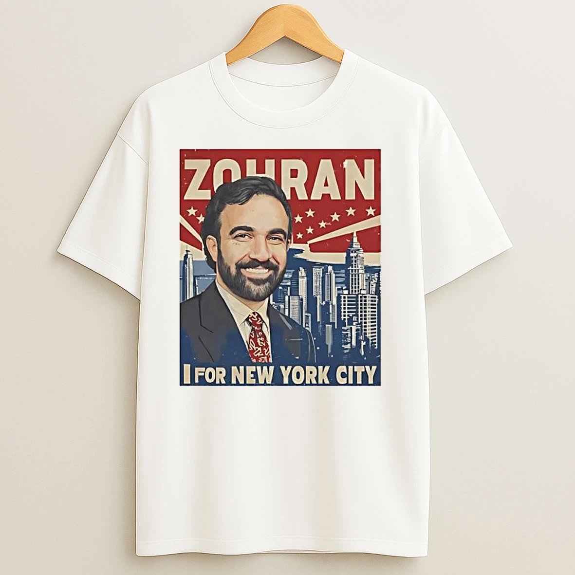 Zohran Mamdani For New York City Retro T Shirts